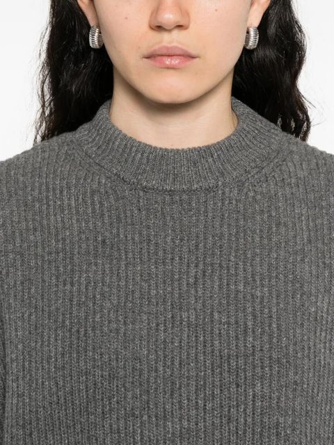 Jil Sander crew-neck sweater - Grey