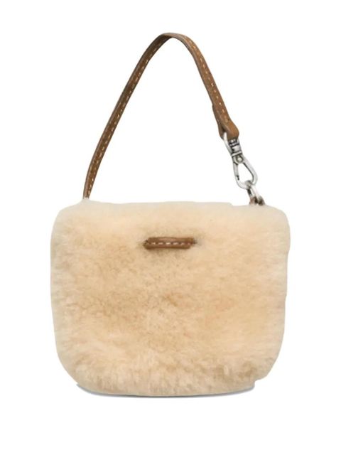 Marge Sherwood shearing drawstring pouch - Neutrals - zdjęcie produktu nr 2