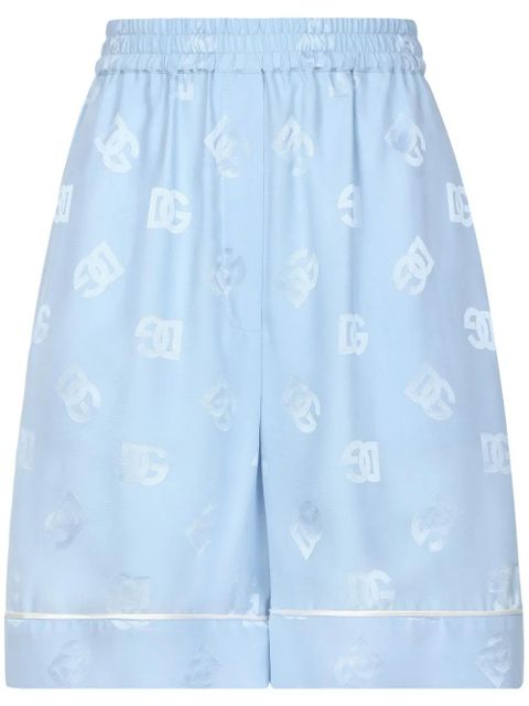 Dolce & Gabbana DNA logo-print shorts - Blue - zdjęcie produktu nr 1
