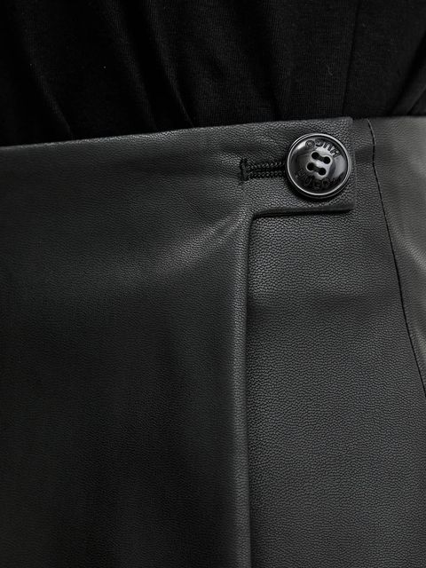 HUGO szorty damskie kolor czarny gładkie high waist 50542312