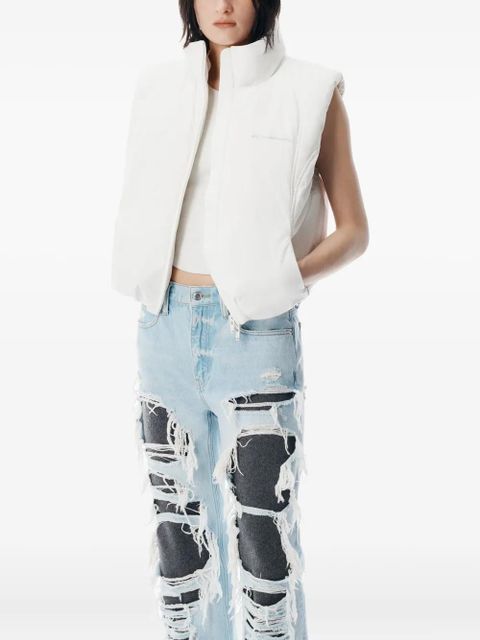 Alexander Wang puffer gilet - White