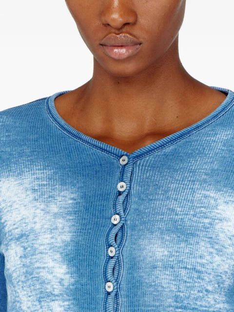 Diesel buttoned cardigan - Blue