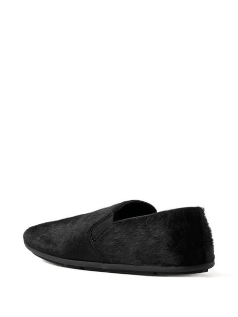 The Row leather loafers - Black