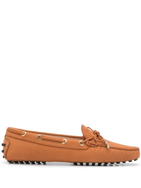 Tod's leather driving loafers - Orange - zdjęcie produktu nr 1