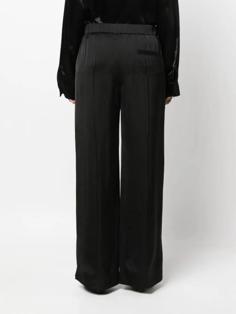 Jil Sander elasticated straight-leg trousers - Black