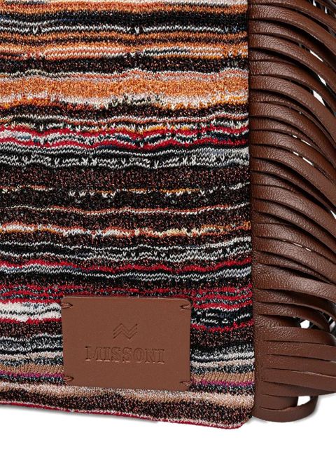 Missoni fringed clutch bag - Brown - zdjęcie produktu nr 2