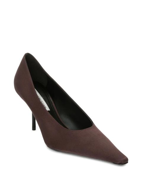 Victoria Beckham 75mm pointed-toe pumps - Brown - zdjęcie produktu nr 2