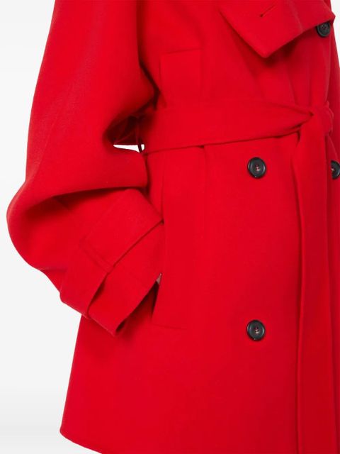 Max Mara belted collar coat - Red - zdjęcie produktu nr 2