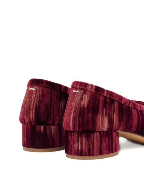 Maison Margiela 30mm Tabi ballet flats - Red