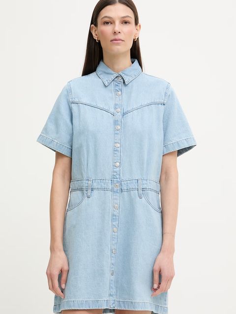 Levi's sukienka jeansowa SS LOGAN WESTERN - zdjęcie produktu nr 2