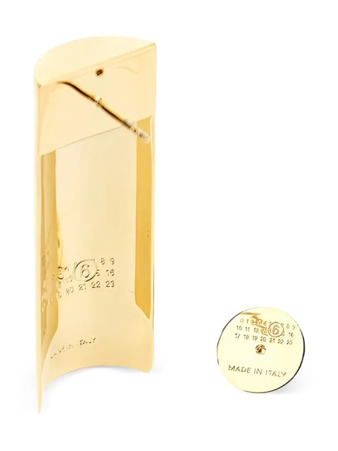 MM6 Maison Margiela Numeric earrings - Gold