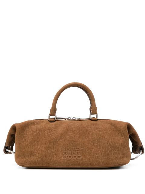 Marge Sherwood embossed-logo tote bag - Brown - zdjęcie produktu nr 1