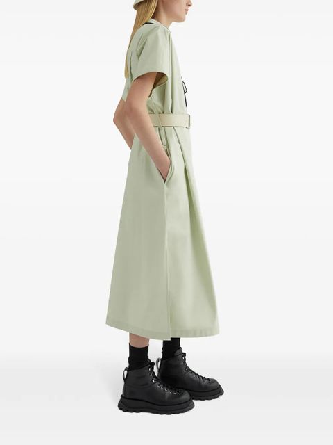 Jil Sander belted midi dress - Green