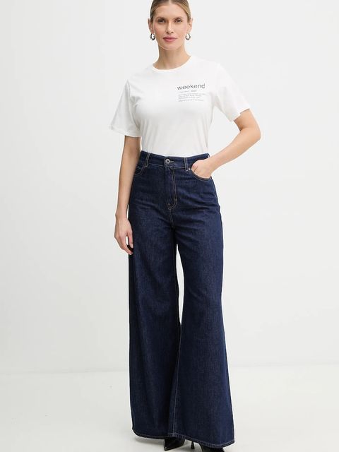 Weekend Max Mara t-shirt bawełniany TENUE damski kolor biały 2615971051600 - zdjęcie produktu nr 2