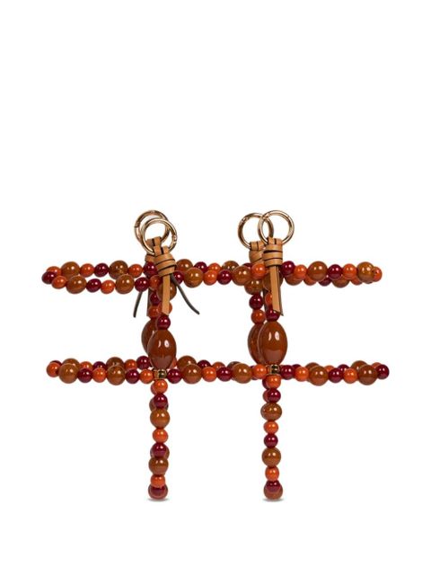 ETRO marble-embellished cage bag - Orange - zdjęcie produktu nr 1