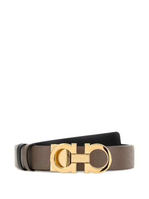 Ferragamo mud reversible belt - Neutrals - zdjęcie produktu nr 1