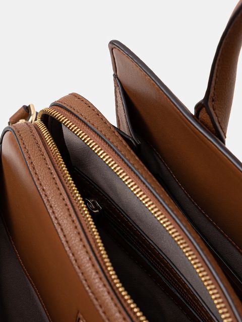 MICHAEL Michael Kors torebka skórzana LAILA kolor brązowy 30R5G9IS6L