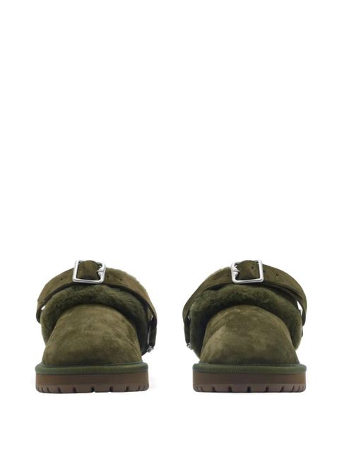 Burberry Chubby calf suede mules - Green