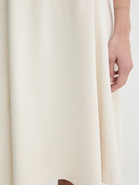 Lauren Ralph Lauren sukienka kolor beżowy mini rozkloszowana 200980935