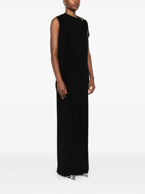 Jean Paul Gaultier knot-detail sleeveless dress - Black