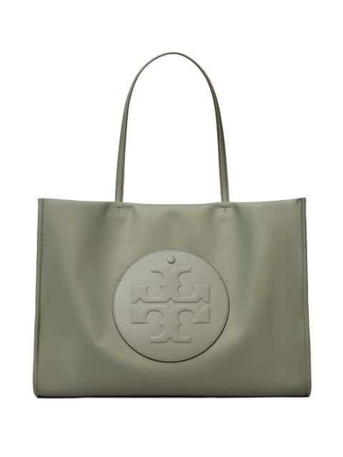 Tory Burch Ella logo-patch tote bag - Green - zdjęcie produktu nr 1