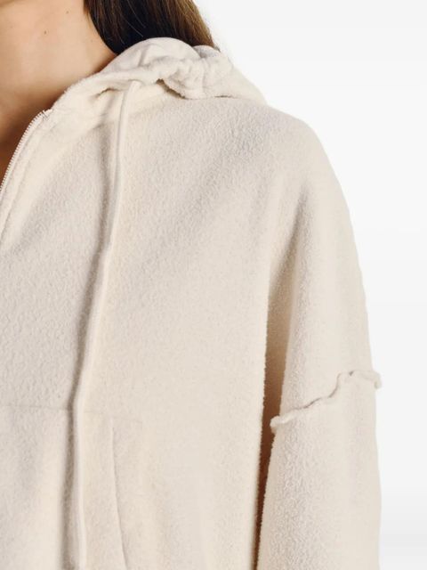 American Vintage Bobypark zip-up hoodie - Neutrals