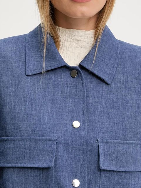 Answear.LAB kurtka kolor niebieski przejściowa