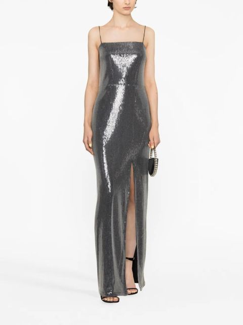 ROTATE BIRGER CHRISTENSEN sequin-embellished long dress - Black - zdjęcie produktu nr 2