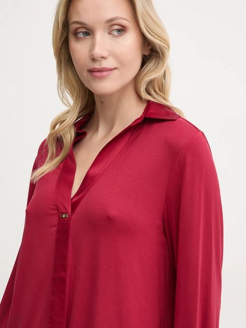 United Colors of Benetton bluzka piżamowa damska kolor czerwony 3ZEW3M007