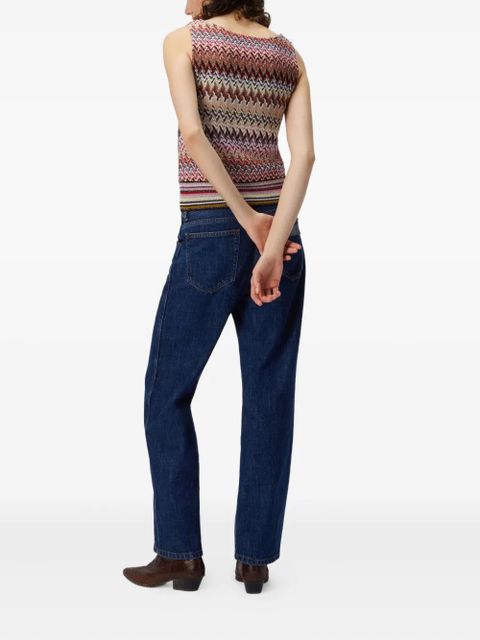 Missoni zigzag knit top - Red
