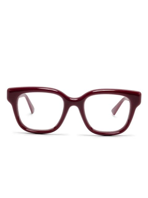 Gucci Eyewear square-frame glasses - Red - zdjęcie produktu nr 1