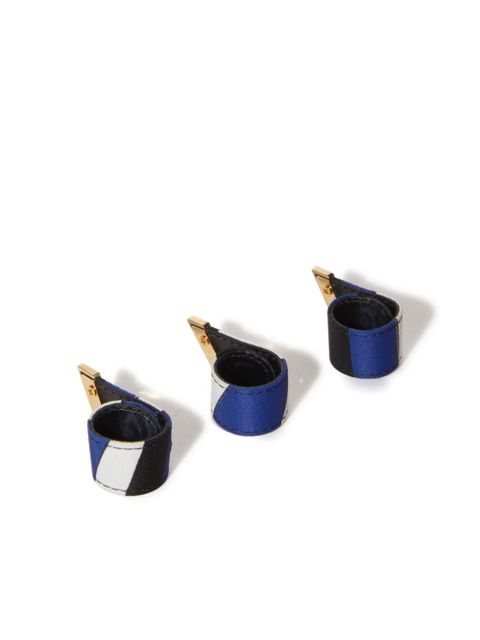 PUCCI Iride-print ring set - Blue - zdjęcie produktu nr 2