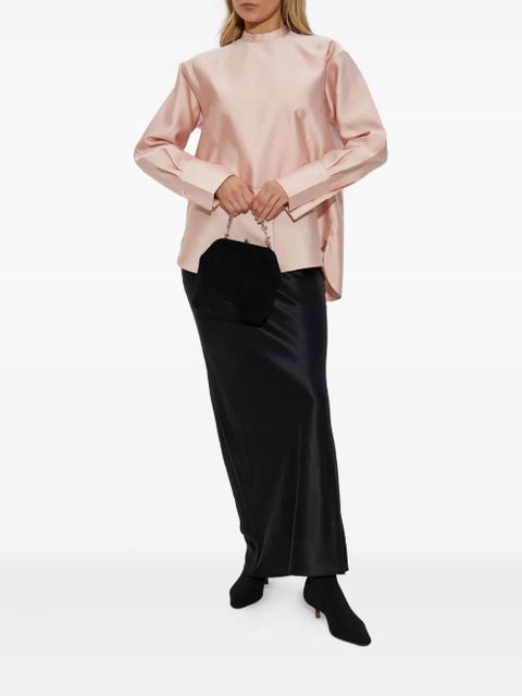 Jil Sander crew-neck blouse - Pink - zdjęcie produktu nr 2