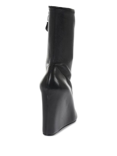 Amina Muaddi 100mm Danielle boots - Black