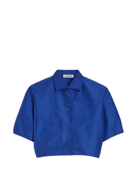 Jil Sander cropped shirt - Blue - zdjęcie produktu nr 1