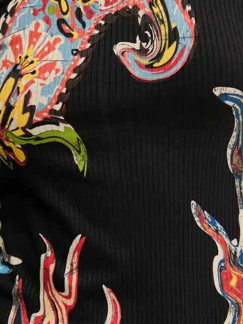 Desigual sukienka MELTED PAISLEYS_LACROI