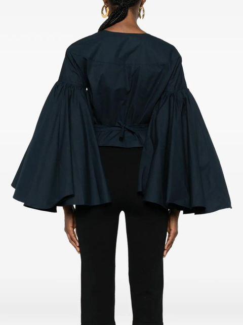 Jacquemus cropped blouse - Blue