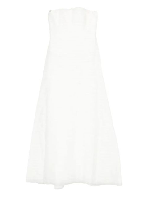 Aje Soundscape maxi dress - White