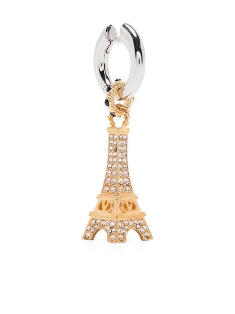 Valentino Garavani Eiffel Tower crystal-embellished earrings - Gold - zdjęcie produktu nr 1