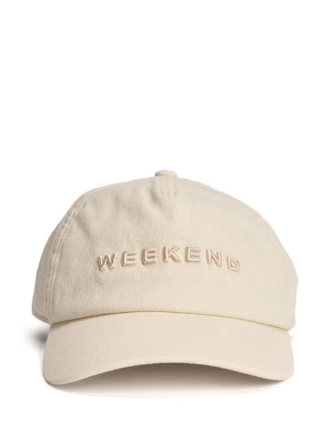 Weekend Max Mara Falco embossed-logo baseball cap - Neutrals - zdjęcie produktu nr 1