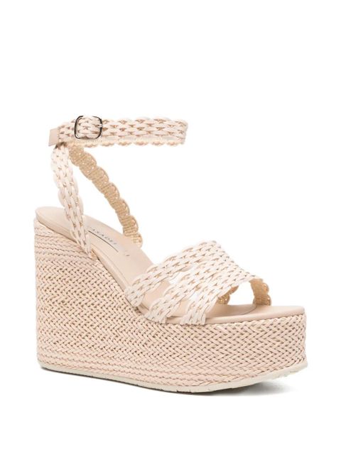 Casadei woven wedge espadrilles - Neutrals - zdjęcie produktu nr 2