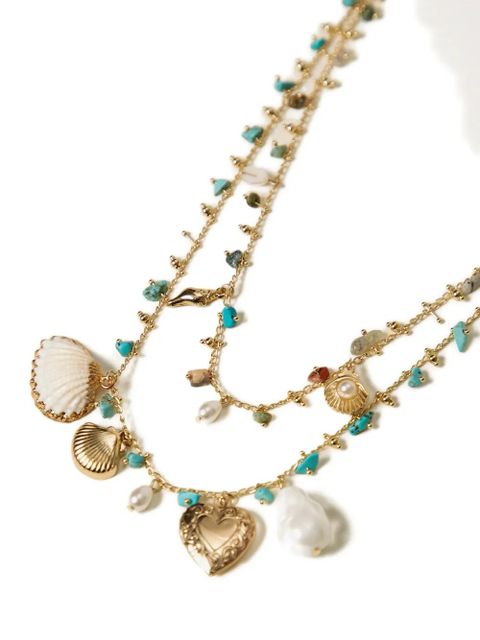 TWINSET charm-detail chain necklace - Gold - zdjęcie produktu nr 2