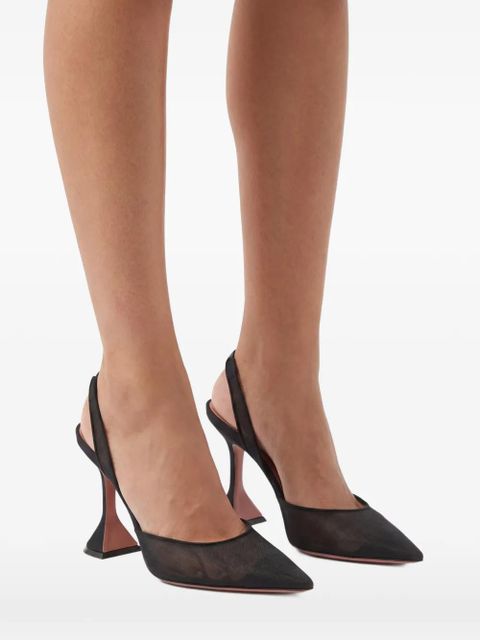Amina Muaddi Holli slingback pumps - Black