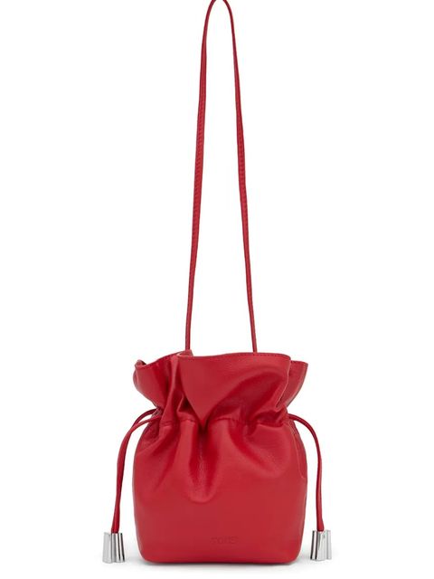 Tous torebka skórzana Heritage kolor czerwony 2002375417 - zdjęcie produktu nr 1