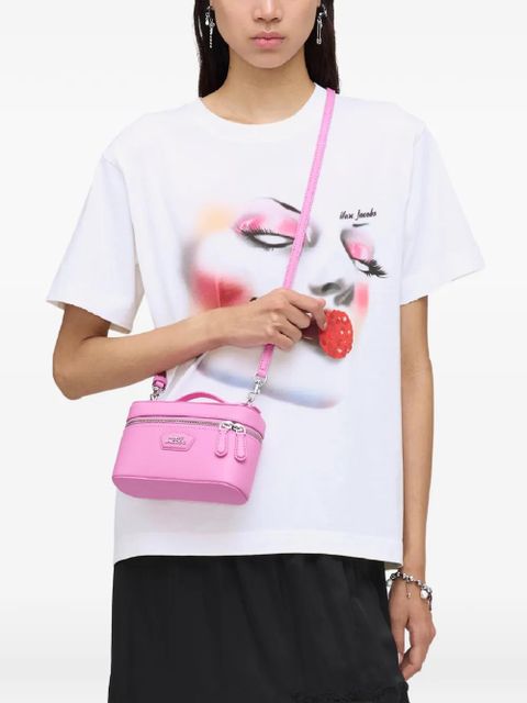 Marc Jacobs logo-zip leather mini bag - Pink - zdjęcie produktu nr 2