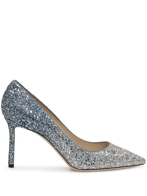 Jimmy Choo 85mm Romy pumps - Silver - zdjęcie produktu nr 1