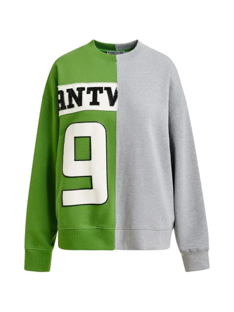 Essentiel Antwerp split-panel sweatshirt - Green - zdjęcie produktu nr 1