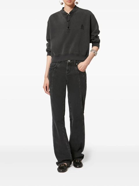 MARANT ÉTOILE Simony embroidered sweatshirt - Grey