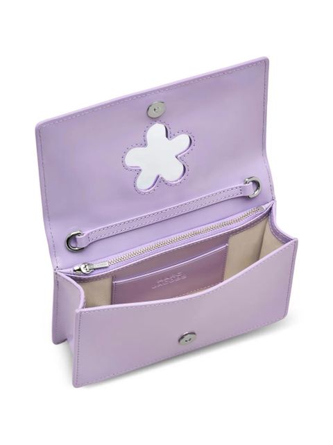 Marc Jacobs flower mirror leather mini bag - Purple