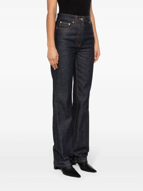 Ferragamo high-rise wide-leg jeans - Blue